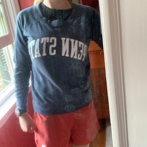 Penn State Gray and White Sweatshirt in Size S